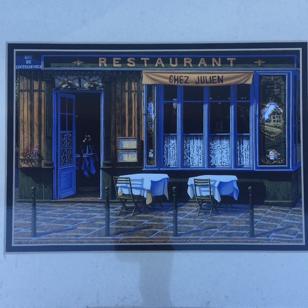 French Cafe Restaurant Print